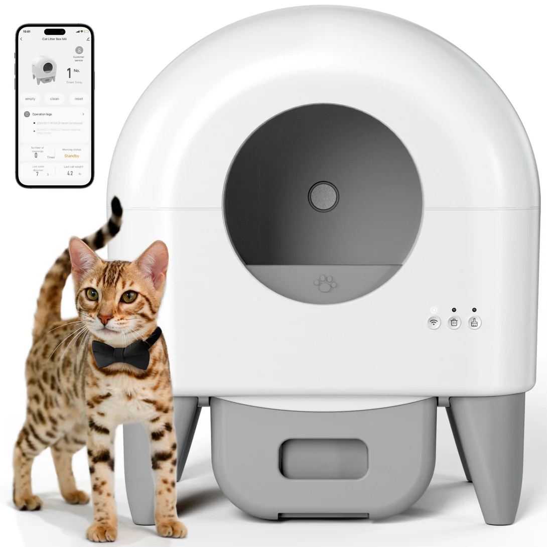 Cumrige Self-Cleaning Litter Box | Automatic, Odor Control (M4)