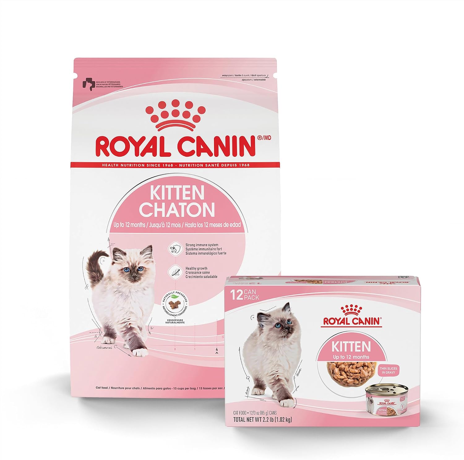 Royal Canin Kitten Wet & Dry Food Bundle