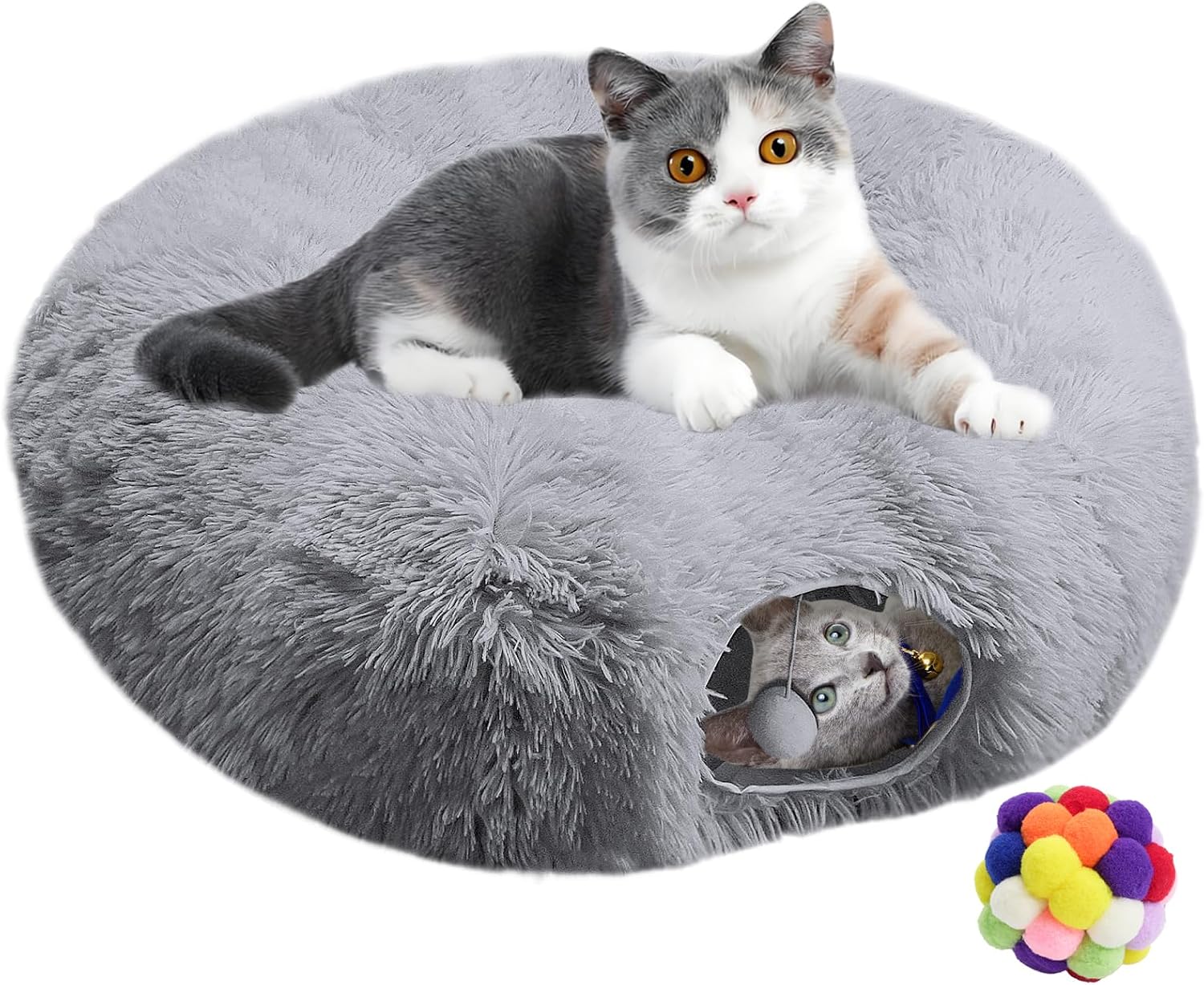 Cozy Plush Tunnel Bed